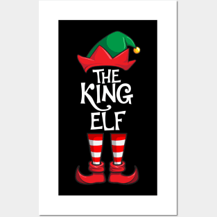 King Elf Matching Family Christmas Posters and Art